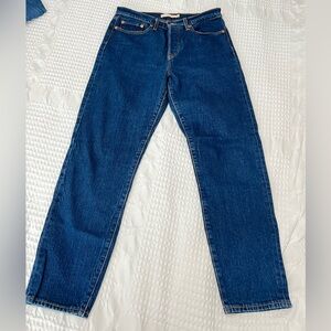 Levi’s Premium Wedgie Jeans Classic Blue Denim Jeans